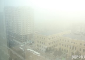 Baku shrouded in heavy fog - PHOTO