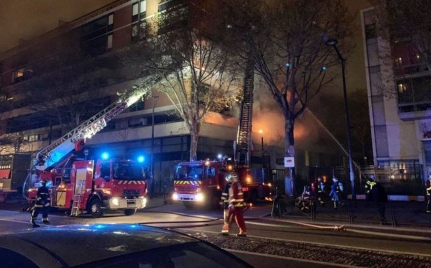 Сильный пожар в Париже, есть пострадавшие - ВИДЕО