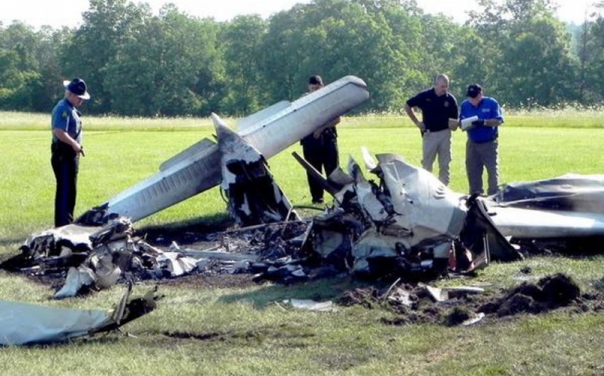 В Германии разбился легкомоторный самолет
