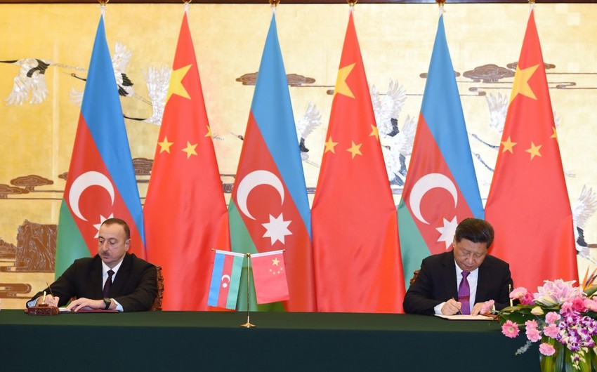 Azərbaycanla Çin arasında 10 sənəd imzalanıb