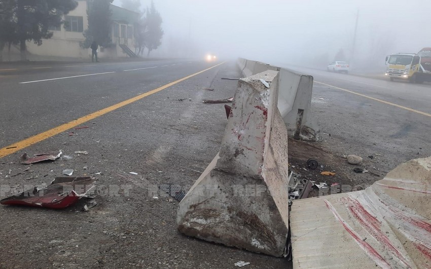 Qubada yol qəzası olub, xəsarət alan var