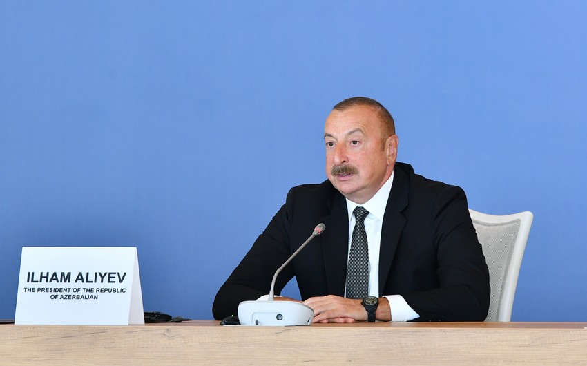 President Ilham Aliyev: “The opening of the Zangazur corridor is a fundamental element of peace in the region”