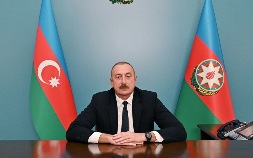 Президент: Я поставил перед воинскими формированиям задачу по защите мирного населения в Карабахе