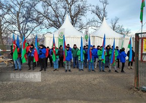 Protest rally on Khankandi-Lachin road continues for 88th day