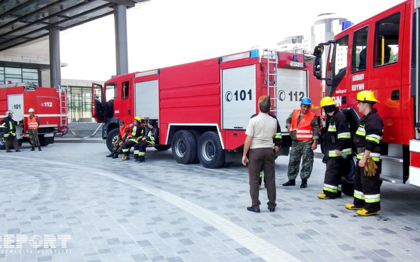 Fire occurred in Trump Tower Baku