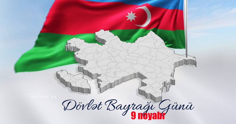 Azərbaycanda Dövlət Bayrağı Günüdür