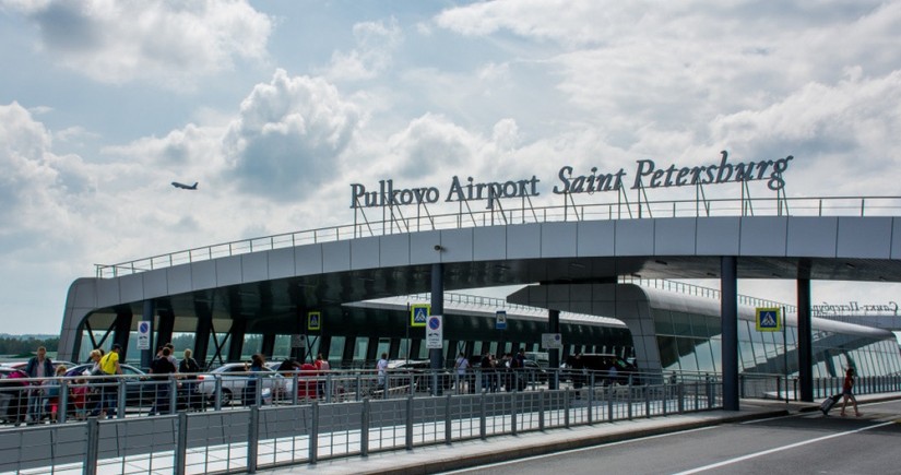 Sankt-Peterburq aeroportunun fəaliyyəti müvəqqəti dayandırılıb