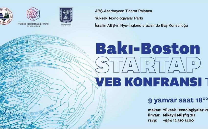 Azərbaycan startapları üçün Bakı-Boston Startap Veb Konfransı 1.0. təşkil ediləcək