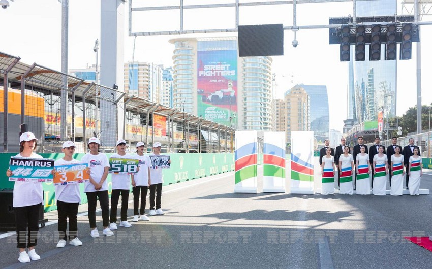 Formula 1: Azerbaijan Grand Prix Opening Ceremony held