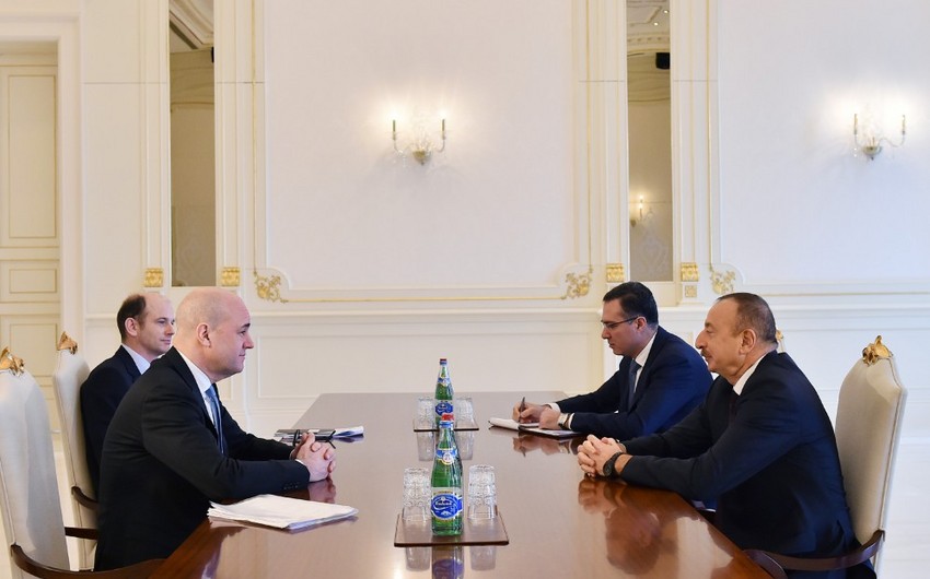 President Ilham Aliyev received EITI Board Chairman - UPDATED