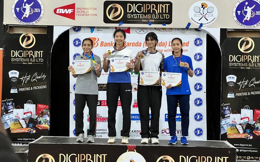 Azerbaijani badminton players claim bronzes in Uganda Int’l Series 2024