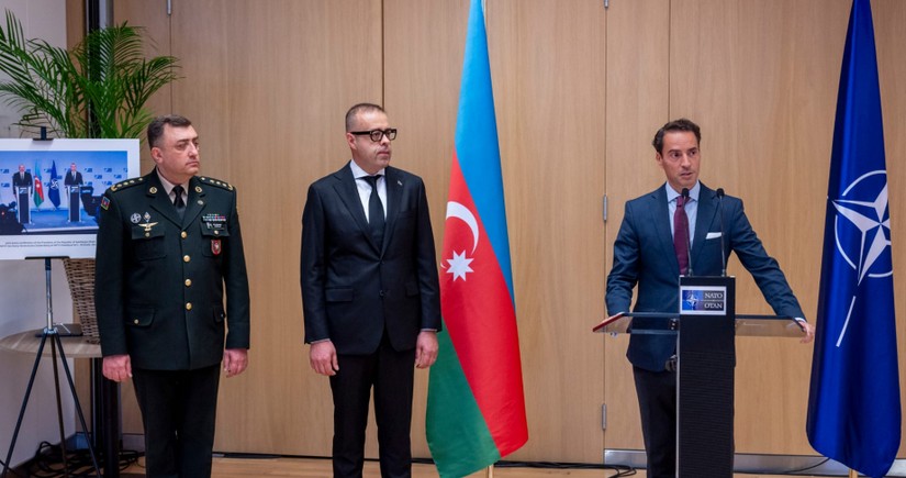 Azerbaijan's Armed Forces Day celebrated at NATO headquarters