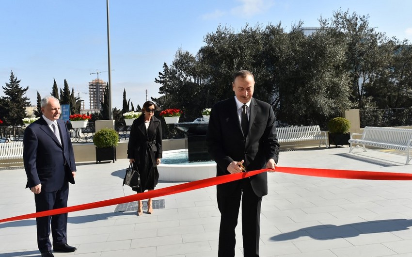 Президент Азербайджана Ильхам Алиев принял участие в открытии Центра сердца в Баку