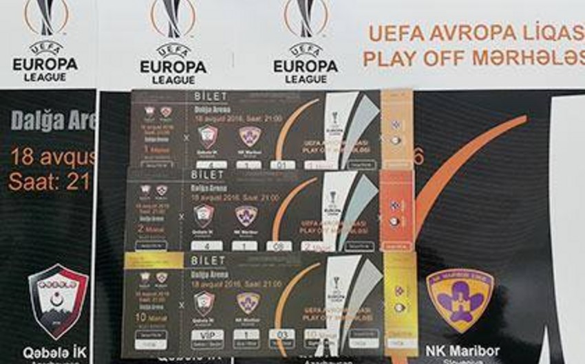 Tickets for Gabala and Maribor match on sale now
