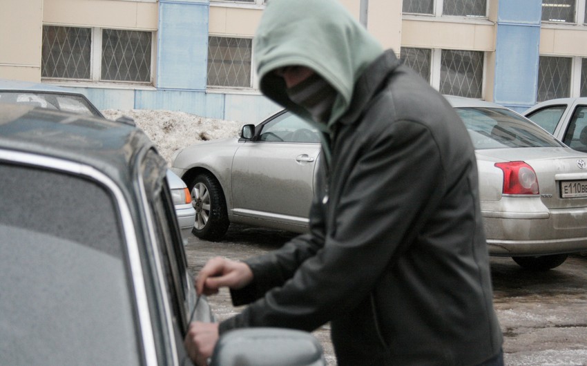 Foreign citizen steals a car in Baku