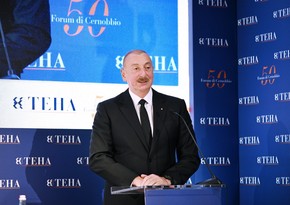 From peace treaty with Armenia to border delimitation: world media focus on Ilham Aliyev's participation in Cernobbio forum