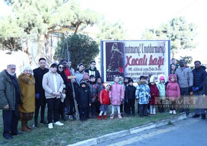 Xocalı soyqırımının qurbanı olan uşaqların xatirəsinə Bakıda 63 ağac əkilib