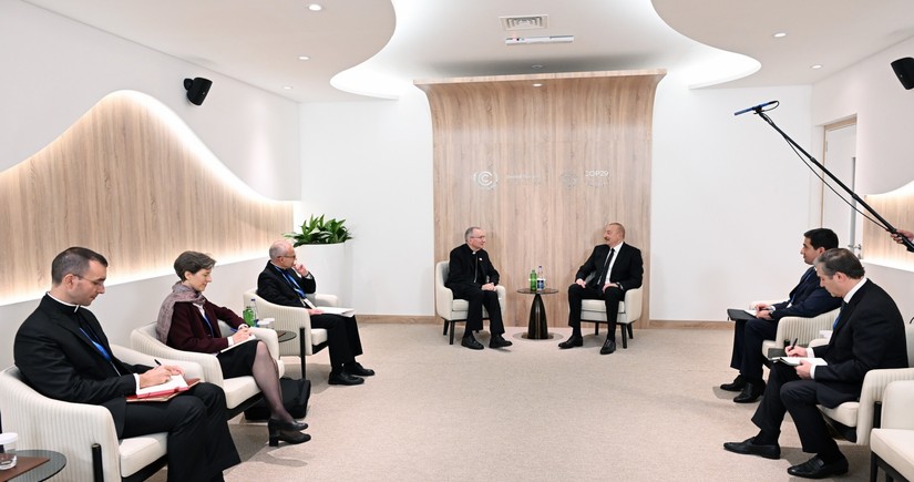 President Ilham Aliyev meets with Secretary of State of the Holy See