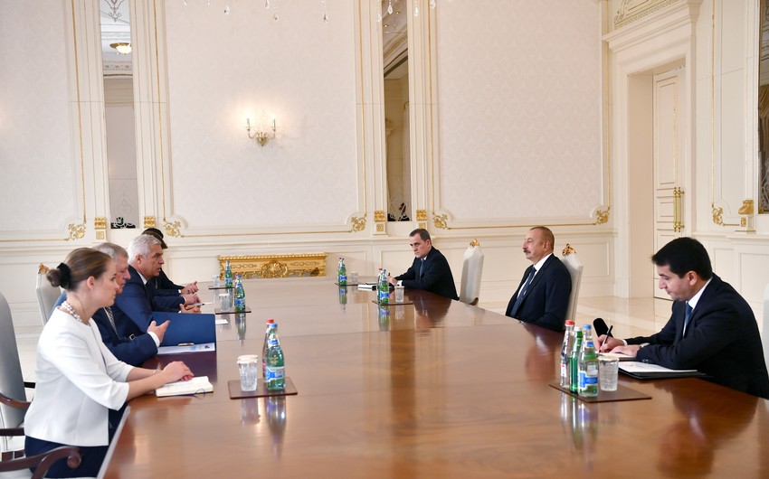 Президент Ильхам Алиев принял министра иностранных и европейских дел Словакии