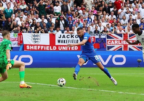 Евро-2024: Стартовал матч 1/8 финала между сборными Англии и Словакии