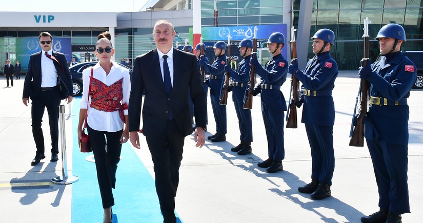 President Ilham Aliyev completes his working visit to Turkiye