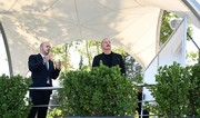 President Ilham Aliyev inspects construction of 104-apartment residential complex in Zangilan city