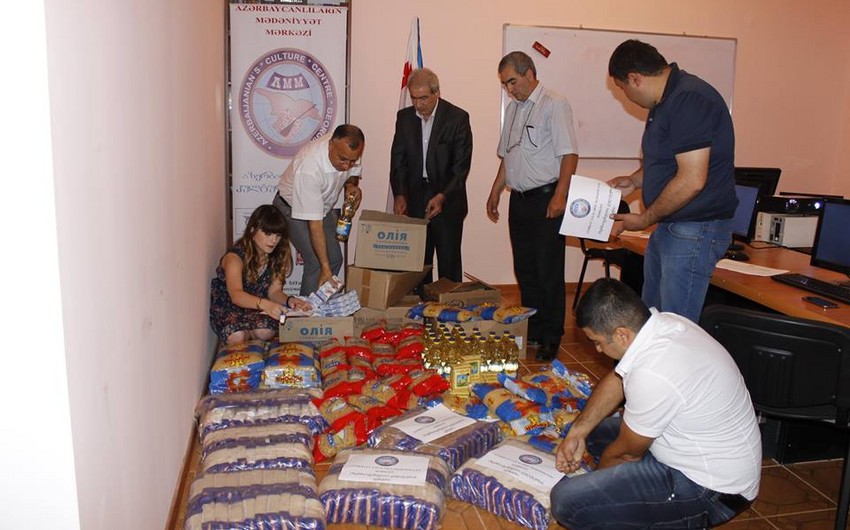 Gürcüstandakı azərbaycanlı gənclər daşqından zərərçəkənlərə yardım aksiyasına başlayıb