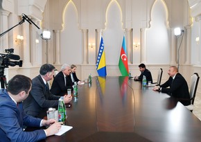 Президент Азербайджана встретился с председателем Президиума Боснии и Герцеговины