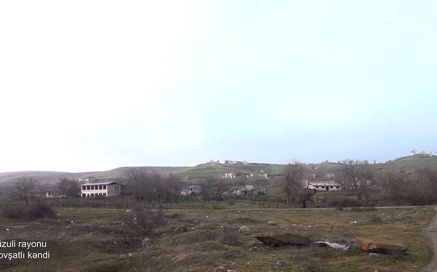 Video footage from liberated Govshatli village of Fuzuli region