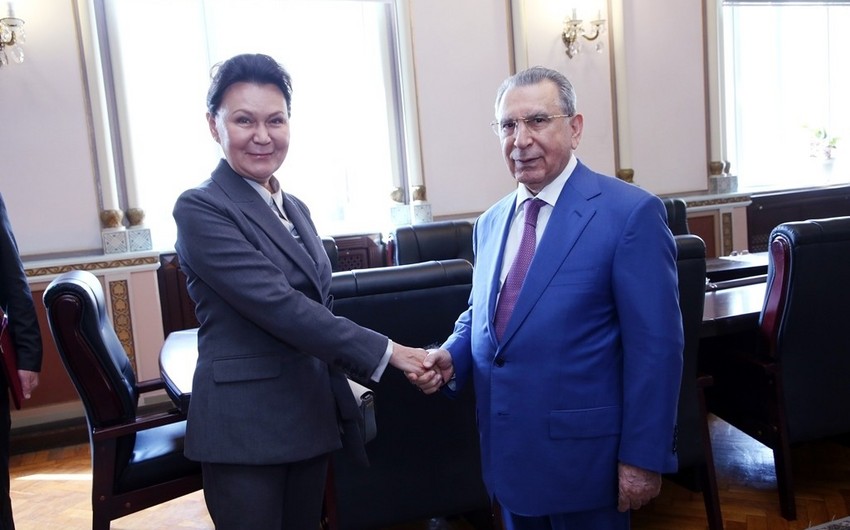 Президент НАНА Рамиз Мехтиев встретился с вице-президентом Российской академии наук
