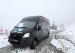 Xankəndi-Laçın yolunda sülhməramlıların media avtomobili maneəsiz keçib