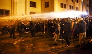 Georgian Police pushes protesters from entire Rustaveli Avenue in Tbilisi 