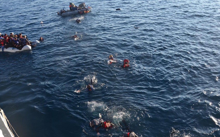 Aralıq dənizində miqrantları daşıyan gəmi batıb, 180-ə yaxın insan itkin düşüb