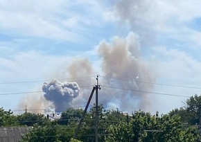 Explosions rock in north of Crimea near key airbase