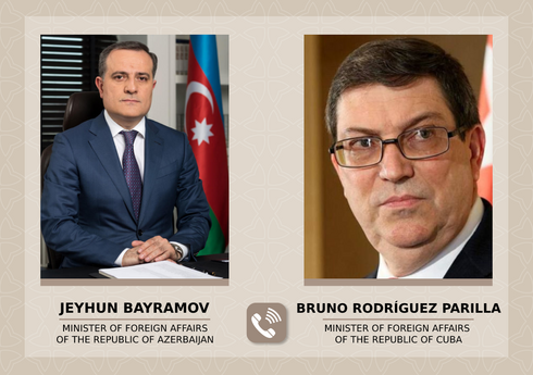 Состоялся телефонный разговор глав МИД Азербайджана и Кубы