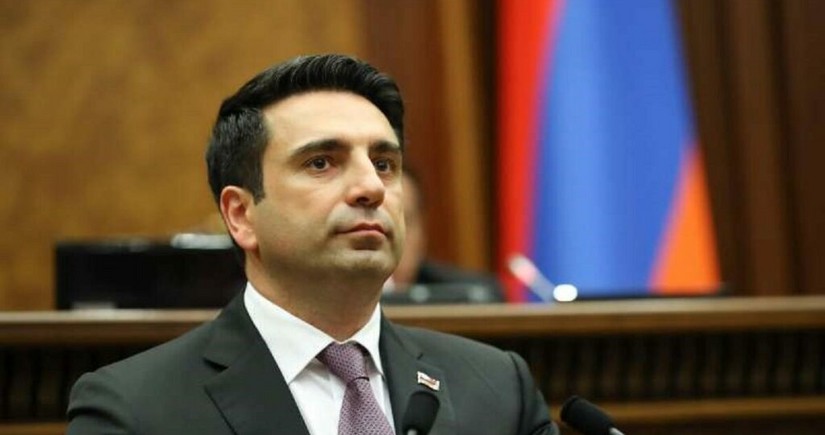 Armenian parliament speaker says he is not 'against living peacefully with Azerbaijan and Türkiye'
