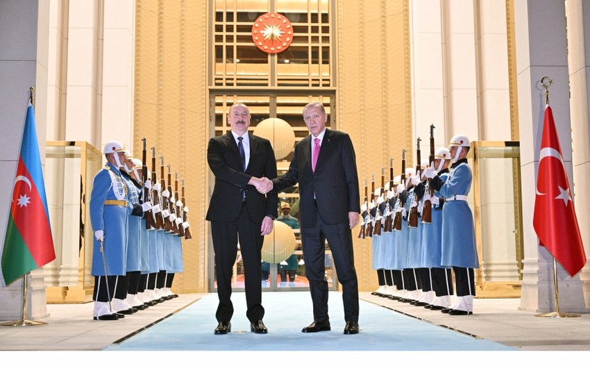 President Ilham Aliyev holds meeting with President of Türkiye Recep Tayyip Erdogan