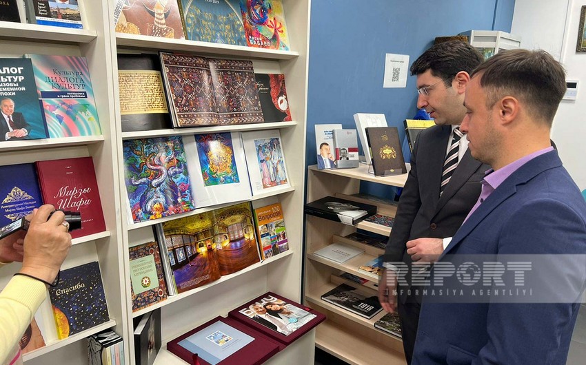В Москве в библиотеке этнографии открылась выставка азербайджанской литературы