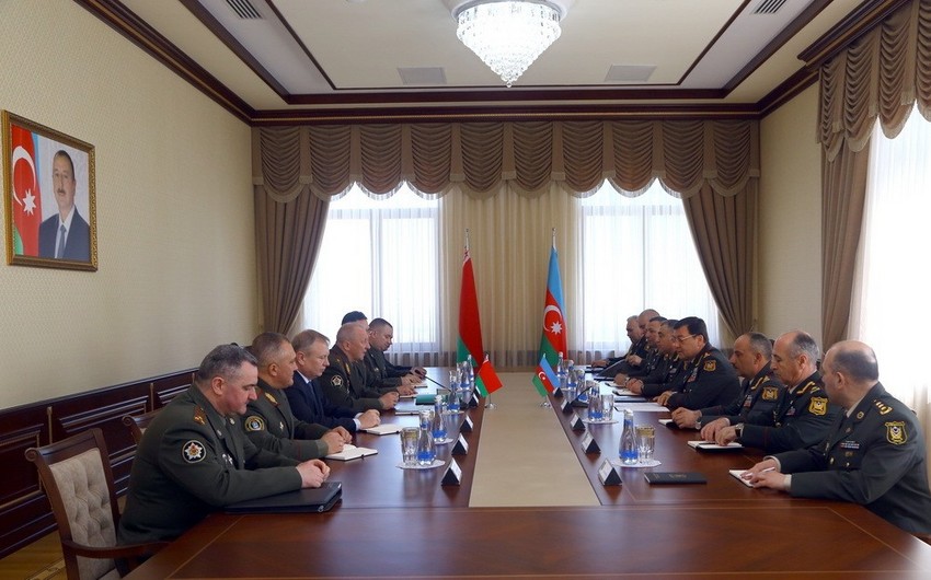 Обсуждены вопросы военного и военно-технического сотрудничества между Азербайджаном и Беларусью - ВИДЕО