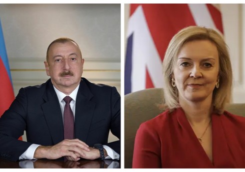 Ильхам Алиев поздравил Элизабет Трасс