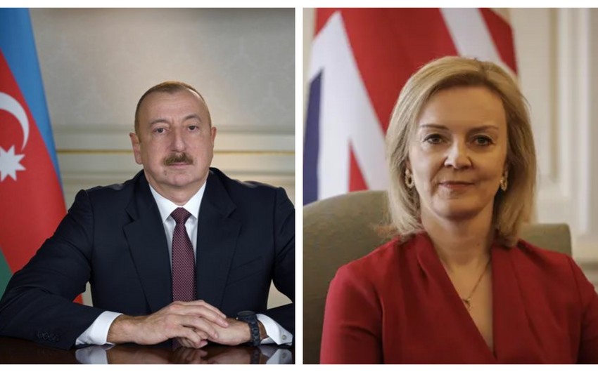 Ильхам Алиев поздравил Элизабет Трасс