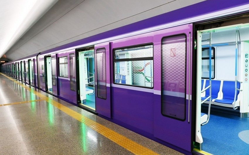 Yaxın üç ildə Bakıya 12 yeni metro qatarı gətiriləcək