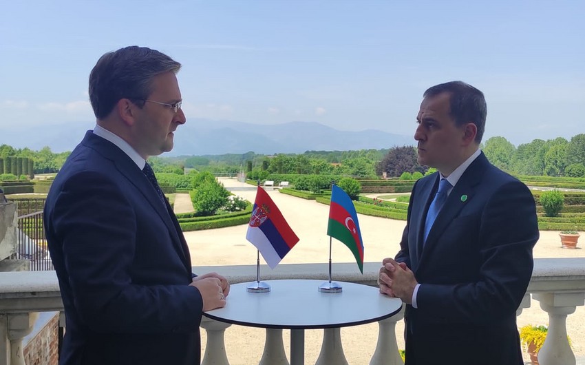 Состоялась встреча глав МИД Азербайджана и Сербии