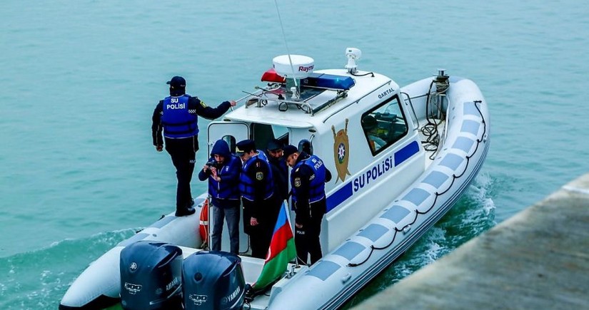 Su polisi dənizkənarında narkotik satışı ilə məşğul olmaqda şübhəli bilinən şəxsi saxlayıb