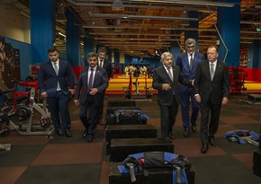 IJF President visits training base of Azerbaijani national teams at Baku Olympic Stadium