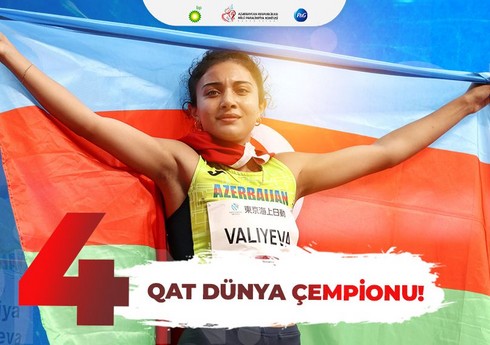 Азербайджанская параатлетка стала четырехкратной чемпионкой мира