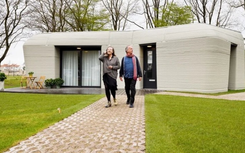 В Нидерландах пенсионеры переехали в первый в Европе напечатанный дом