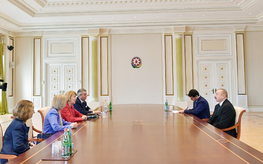 Президент Ильхам Алиев принял торгового посланника премьера Великобритании по Азербайджану