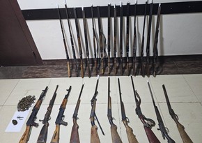 В Имишли обнаружены оружие и боеприпасы