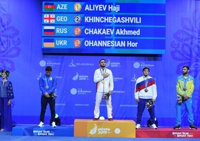 Avropa Oyunlarında qızıl medal qazanan Hacı Əliyev mükafatlandırılıb - YENİLƏNİB